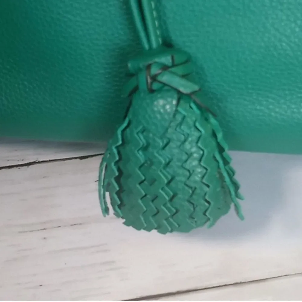 Coach Limited SET Shoulder & Crossbody Purse, Bag With Melon Slice Charm Leather
